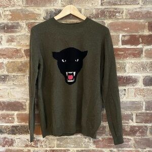 Brodie Cashmere Sweater with cat
